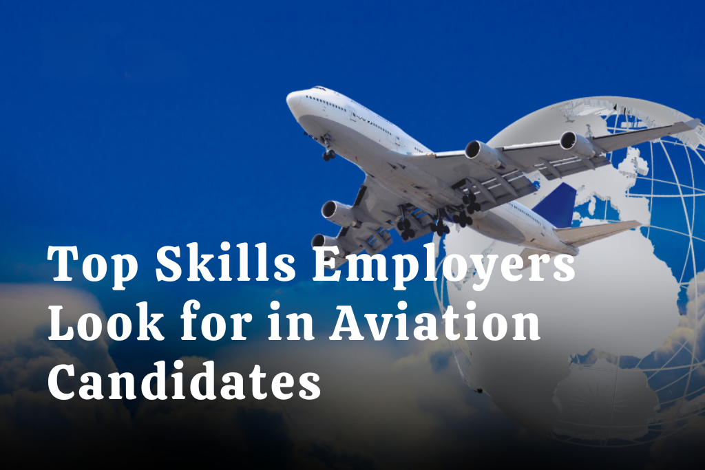 Airplane in flight with globe background, used by aviation recruiters and top aviation job recruitment agencies.